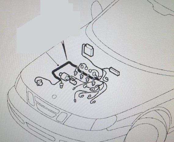 ENGINE HARNESS 9-5 B205 B235