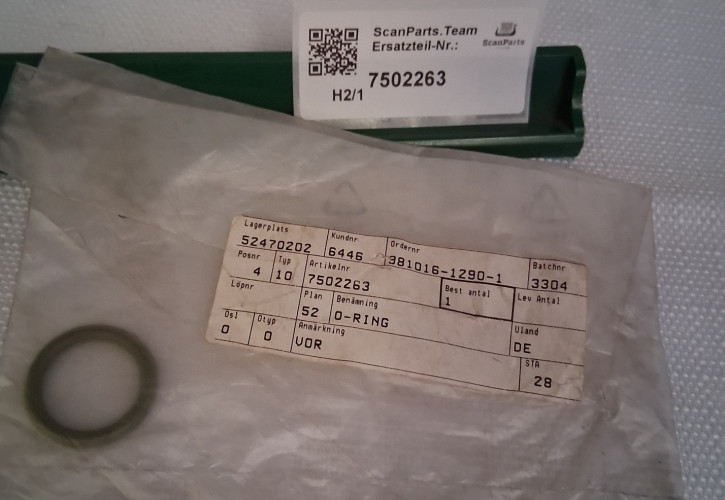O-RING ROHR TURBOLADER 9-5 9-3 9000 900