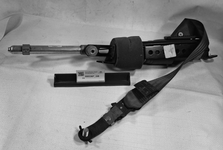 SEAT BELT GREY FRONT RIGHT 9-5