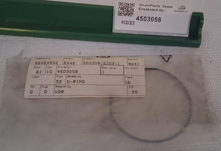 O-Ring Thermostat V6 900NG 9000 9-5