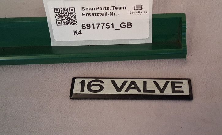 EMBLEM "16 VALVE" 900