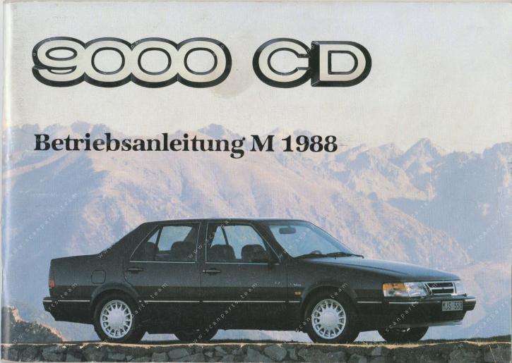 BETRIEBSANLEITUNG 9000 CD 1988
