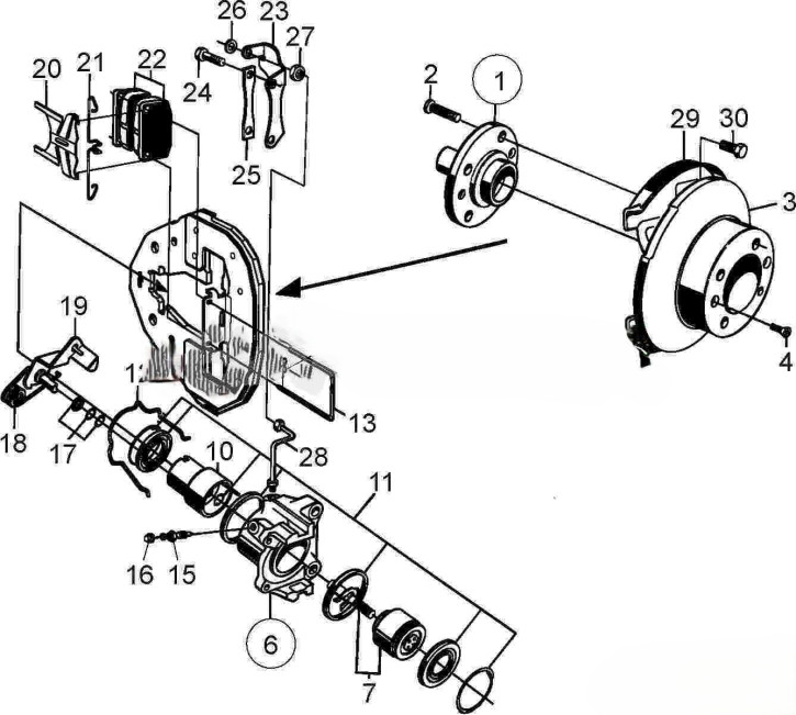 BREMSSCHEIBE VORN BELÜFTET 900 BIS 1987