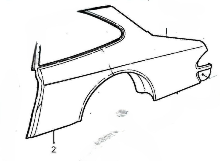 VALANCE LEFT 90 900 SEDAN
