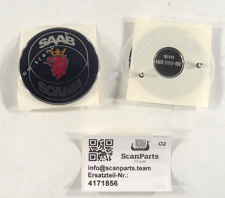 EMBLEM HECK "SAAB-SCANIA"
