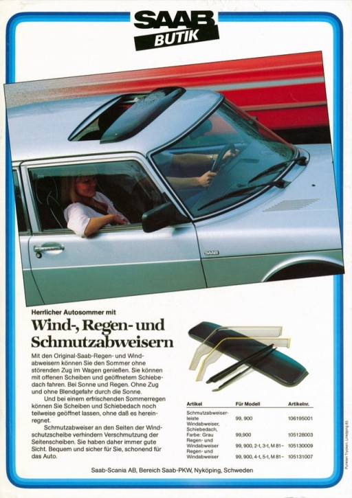 WINDABWEISER BEIFAHRERTÜR 99 900