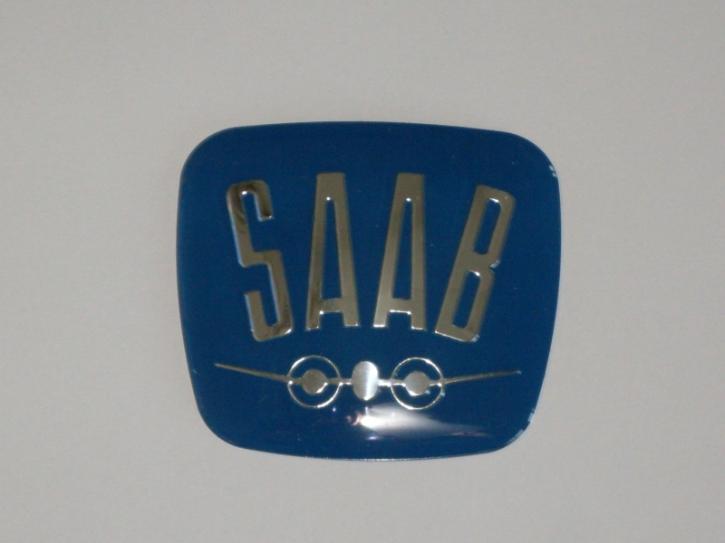 Saab logo in chrome grill 1969-1973