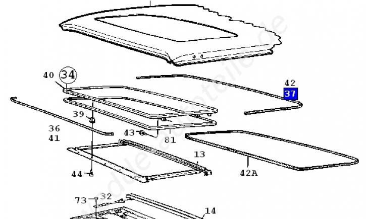 GLAS SCHIEBEDACH DICHTLEISTE 9000