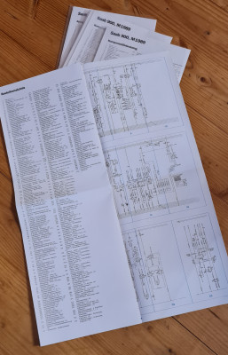 STROMLAUFPLAN SCHALTPLAN 900 1989 DIN A1