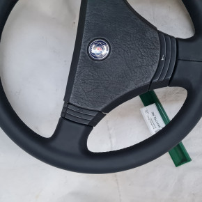 LEATHER STEERING WHEEL 3-SPOKRE 900