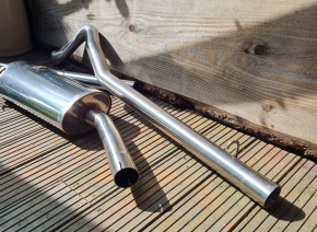 STAINLESS STEEL EXHAUST SYSTEM 900TURBO CAT: