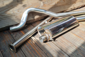 STAINLESS STEEL EXHAUST SYSTEM 900TURBO CAT: