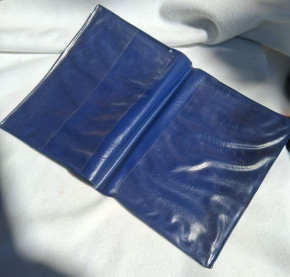 BORDBUCH MAPPE BLAU SAAB