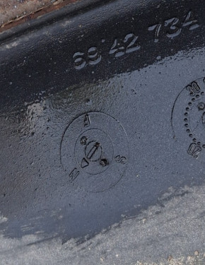STOSSFÄNGER HINTEN GRAU AHK 9000