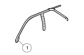 DICHTUNG RAHMEN RECHTS 5-TÜRER 900/II 9-3