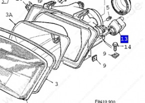 ELEKTROMOTOR LEUCHTWEITENREGULIERUNG 900/II 9-3